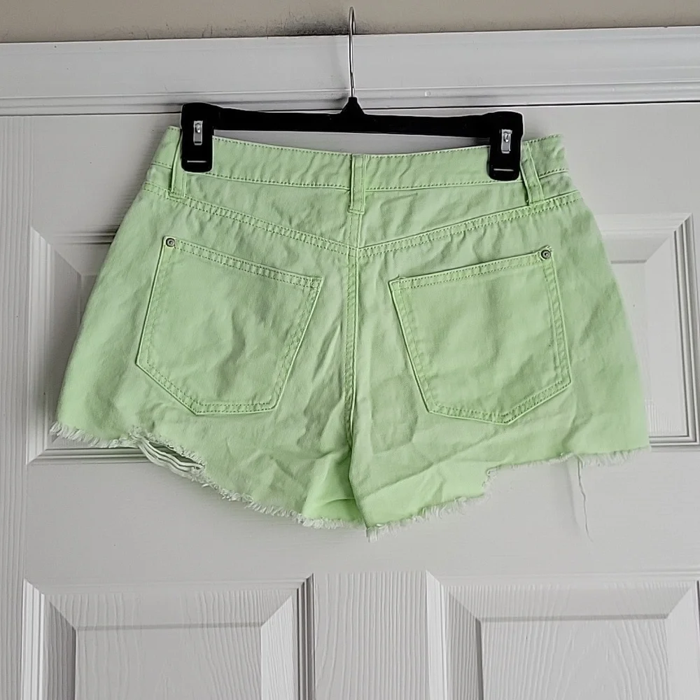 NOBO High Rise Distressed Denim Shorts